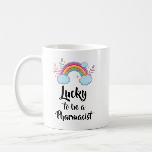 Lucky om apotheker te zijn Mok (Links)