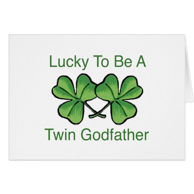 Lucky om dubbel godfather te zijn (Voorkant Horizontaal)