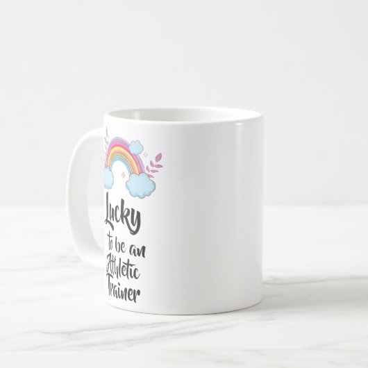 Lucky om een Athletic Trainer Mok te zijn (Voorkant links)