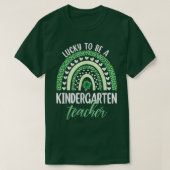 Lucky om een kinderleraar te zijn T-Shirt St Patr (Design voorkant)