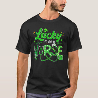 Lucky om een luipaard te zijn t-shirt