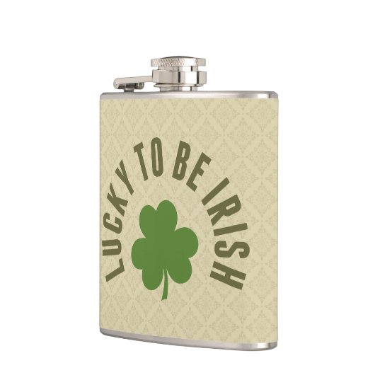 Lucky om Iers te zijn Heupfles (Links)