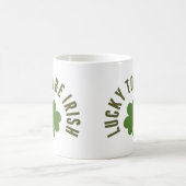 Lucky om Iers te zijn Koffiemok (Center)
