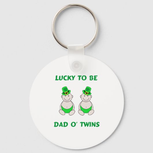 Lucky om pa O' Twins te zijn Sleutelhanger (Voorkant)