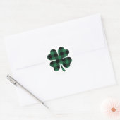 Lucky – Omarm het geluk van de Ieren Ronde Sticker (Envelop)