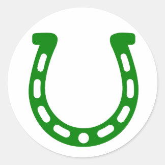 Lucky – Omarm het geluk van de Ieren Ronde Sticker