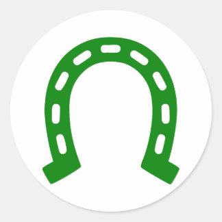 Lucky – Omarm het geluk van de Ieren Ronde Sticker