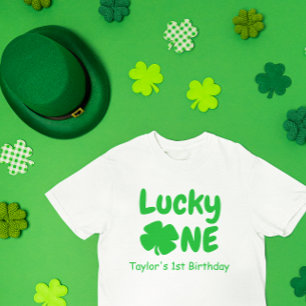 Lucky One 1e verjaardag baby t-shirt