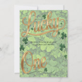Lucky One 1e verpartij Kaart (Achterkant)