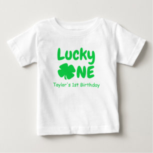 Lucky One 1st Birthday Baby T-Shirt