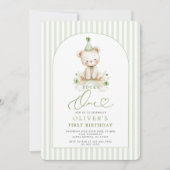 Lucky One 1st Birthday Kaart (Voorkant)