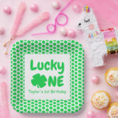Lucky One 1st Birthday Paper Bord (Feest)