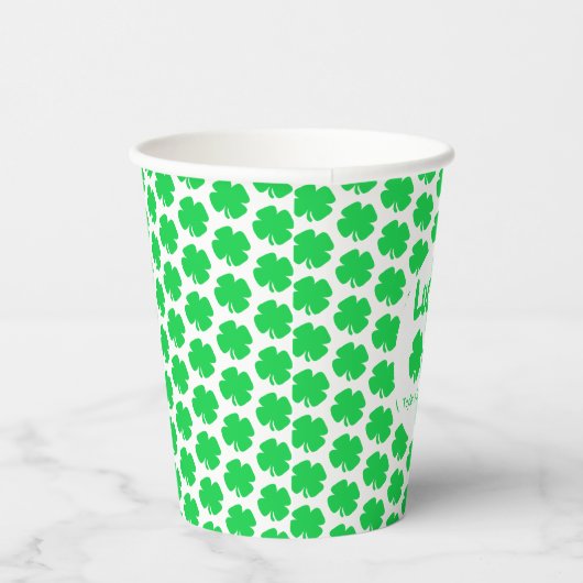 Lucky One 1st Birthday Paper Cups Papieren Bekers (Rechts)