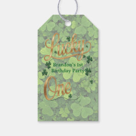 Lucky One 1st. Birthday Party Thank You Cadeaulabel