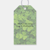 Lucky One 1st. Birthday Party Thank You Cadeaulabel (Achterkant)