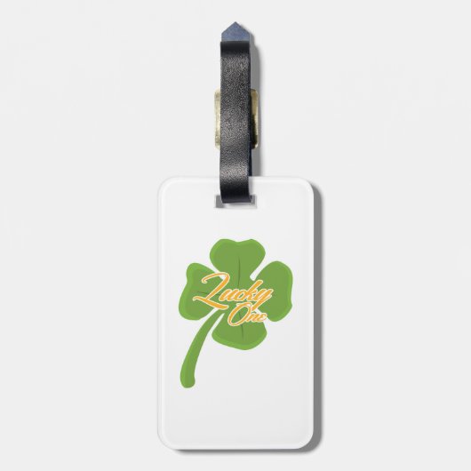 Lucky One Bagagelabel (Achterkant verticaal)