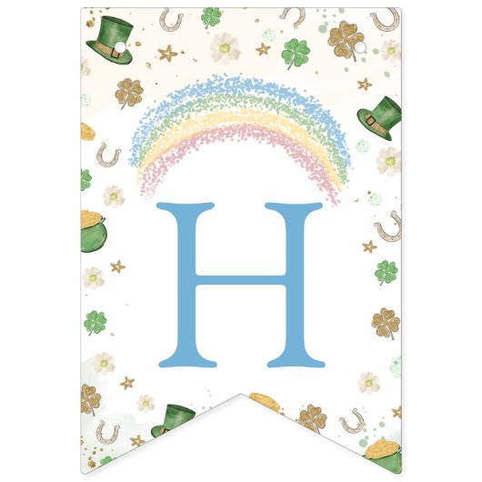 Lucky One Birthday Banner Bunting (Tweede vlag)