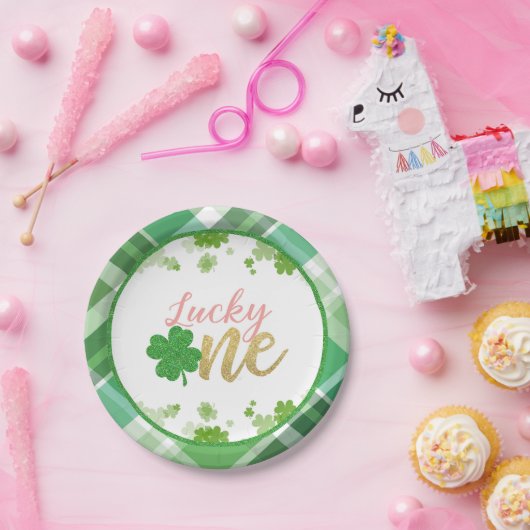 Lucky One Birthday Bord - meisje (Feest)