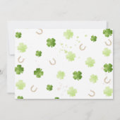 Lucky One Birthday Photo Thank You Card Kaart (Achterkant)