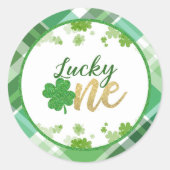 Lucky One Birthday Sticker (Voorkant)