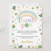 Lucky One Birthday Thank You Card Kaart (Voorkant)