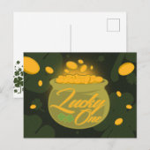 Lucky One Briefkaart (Voorkant / Achterkant)