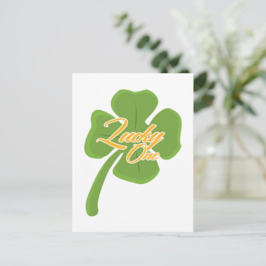 Lucky One Briefkaart (Staand voorkant)