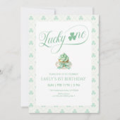 Lucky One Cupcake Eerste Verjaardag Kaart (Voorkant)