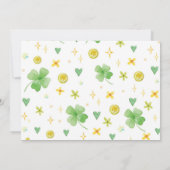 Lucky One Dank je kaart Verjaardagsfeestje (Achterkant)