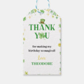 Lucky One Dank u Label Verjaardagsfeestje Cadeaulabel (Voorkant)