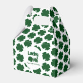 Lucky One eerste verjaardag Bedankdoosjes (Voorkant Zijde)