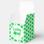 Lucky One eerste verjaardag Bedankdoosjes (Geopend)