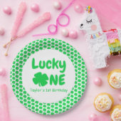 Lucky One eerste verjaardag Papieren Bordje (Feest)