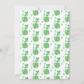 Lucky One Eerste Verjaardag Shamrock Kaart (Achterkant)