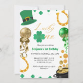 Lucky One Eerste Verjaardag St Patrick's Day Jonge Kaart (Voorkant)