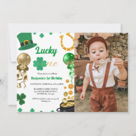 Lucky One Eerste Verjaardag St Patrick's Day Jonge Kaart