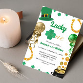 Lucky One Eerste Verjaardag St Patrick's Day Jonge Kaart