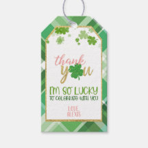 Lucky One Favor Tag - meisje