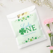 Lucky One First 1st Birthday Party Bedankzakje (Gezegeld)