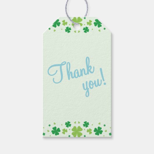 Lucky One First 1st Birthday Party Cadeaulabel (Voorkant)