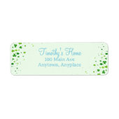 Lucky One First 1st Birthday Party Etiket (Voorkant)