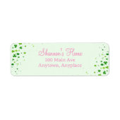 Lucky One First 1st Birthday Party Etiket (Voorkant)