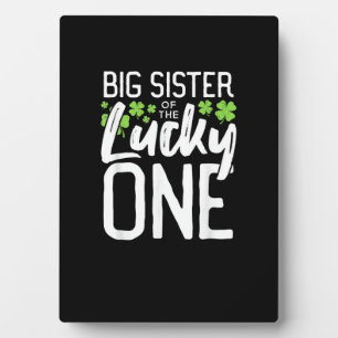 Lucky One First Birthday Big Sister Family St. Pat Fotoplaat