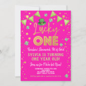 Lucky One Girl Eerste Verjaardag St Patrick's Day Kaart (Voorkant)