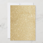 Lucky One Gold eerste verjaardag Kaart (Achterkant)