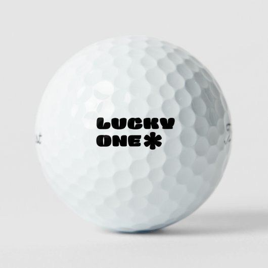 Lucky One Golf Ball Golfballen (Voorkant)