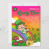 Lucky One Gradiënt St.Patrick's Day 1e Verjaardag Kaart (Voorkant)