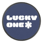Lucky One Hockey Puck (Voorkant)