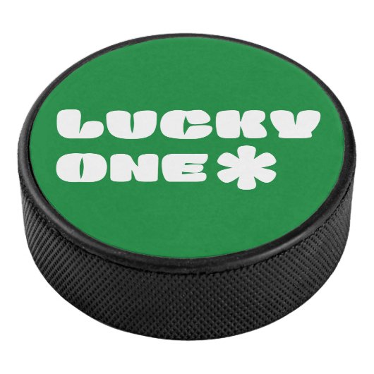 Lucky One Hockey Puck (3/4)