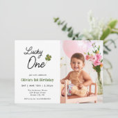 Lucky One Kids 1e verjaardag Kaart (Staand voorkant)